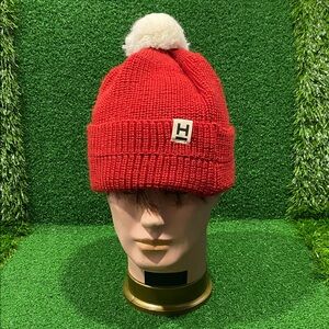 Heimat Signal Beanie in Safety Red 100% Virgin Wool